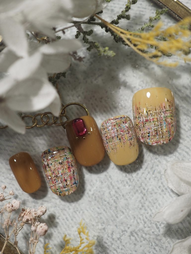 代官山ネイルサロンミラグロ 冬春ネイル