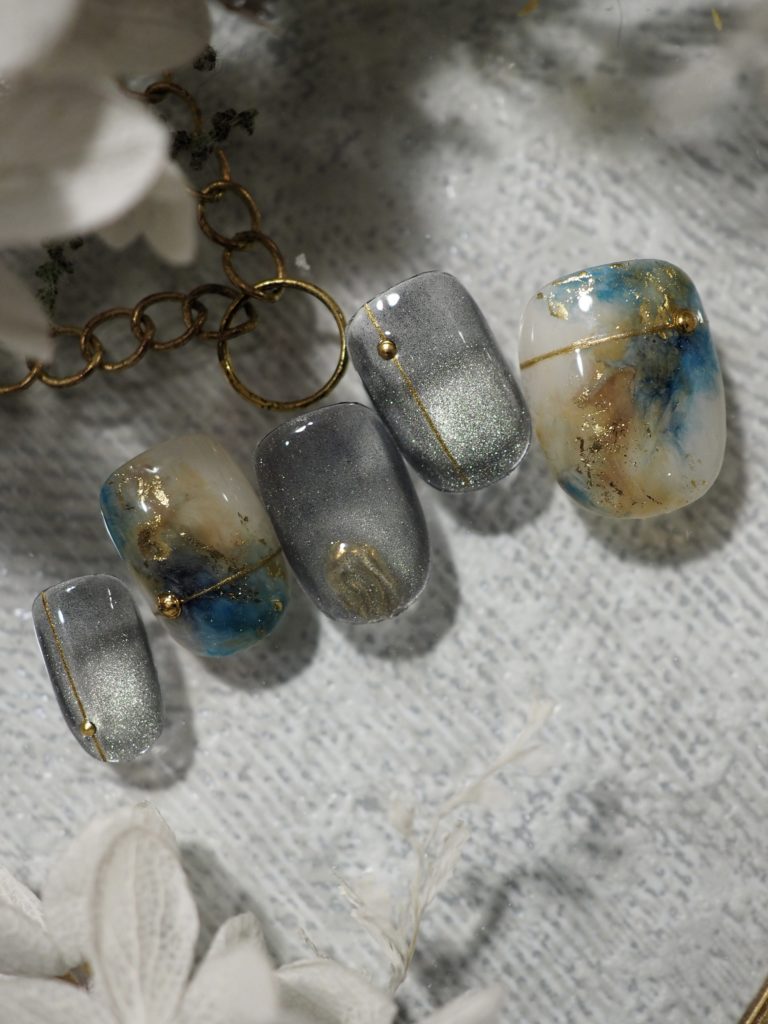 代官山ネイルサロンミラグロ 冬春ネイル